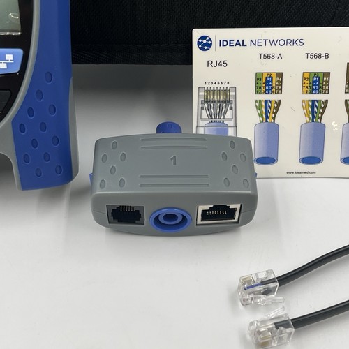 Ideal Networks VDV II Plus Network Analyst Kit W/ Bag And Connectors Never Used - Photo 7/17