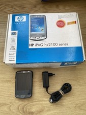 HP iPAQ hx2100 Series Pocket PC Boxed Complete Charger Case Software Retro PDA