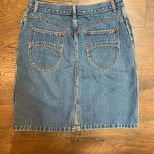 Vintage 90s Gitano Jean Skirt Sz S Retro Hippie Festival Western Preppy