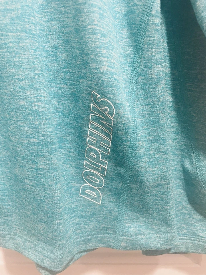 Miami Dolphins NFL 套衫 1/4 拉链女式 XL 码 — 第 3/4 张图片