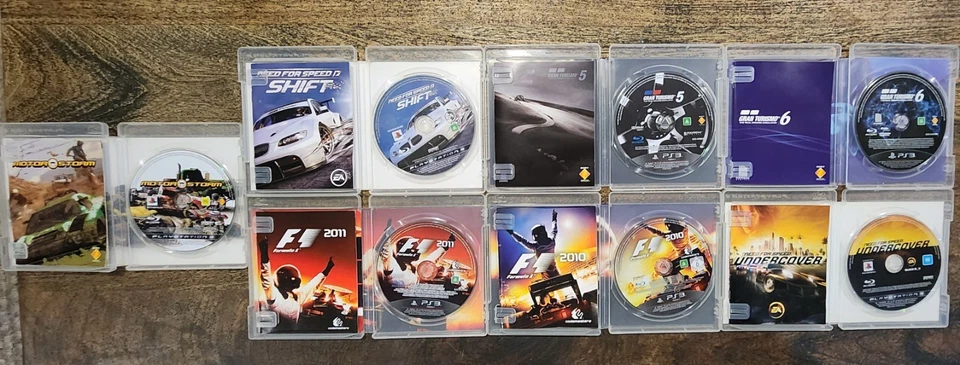 PS3 Games Car Racing Bundle F1 2011 F1 2010 GT6 GT5 Need For Speed Motorstorm - image 4 of 4