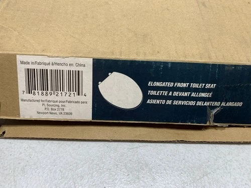 Proflo PFTSE2000WH Toilet Seat Elongated Closed Front White - Picture 4 of 5