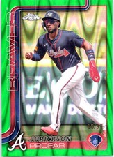 2025 Topps Chrome #143 Jurickson Profar Green Raywave Refractors #/99