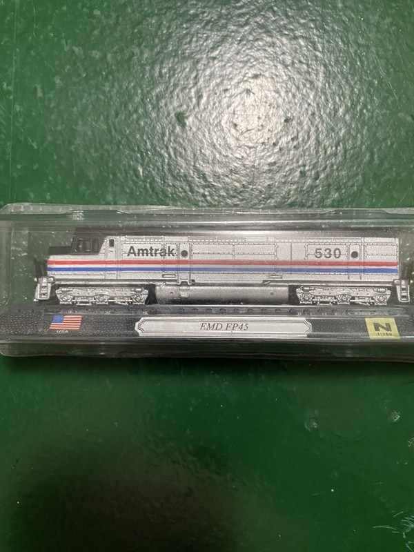 N Scale EMD FP45 Amtrak Locomotive #530 – Display Only