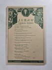 J.S. Bach Choral Works God The Lord Is Sun And Shield G. Schirmer Sheet Music