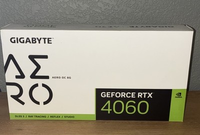 GIGABYTE GeForce RTX 4060 Aero OC 8G GDDR6 RGB Ray Tracing DLSS 3 Graphics Card