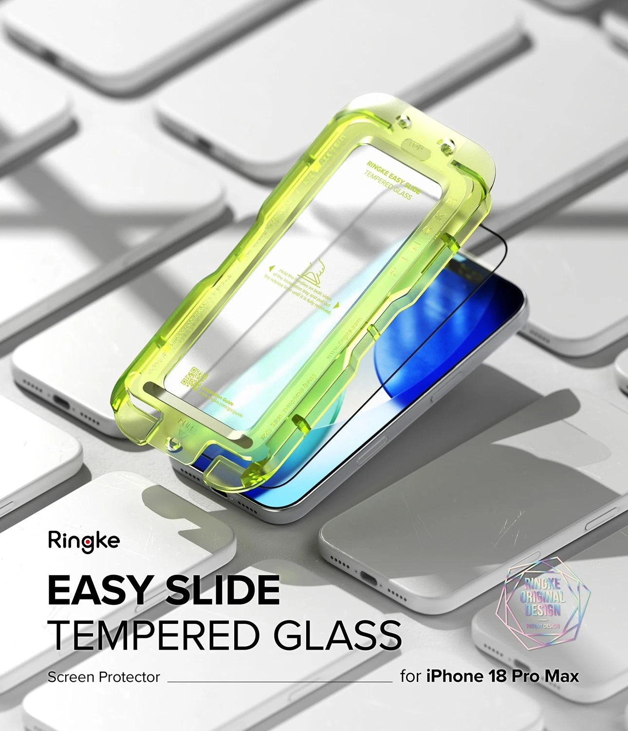 iPhone 18 Pro/Pro Max Screen<br>Protector [Tempered Glass]