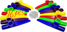 16Pcs Plastic Kazoos with 20Pcs Kazoo Flute Diaphragms,Musical Instruments,Good