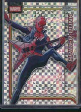 2026 Topps Chrome Marvel Comics #166 Spider-Punk X-Fractor