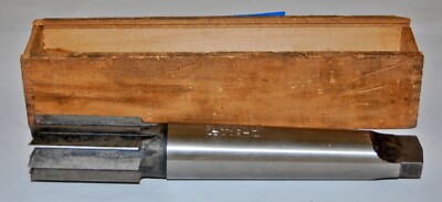 1 1/4'' BROWN SHARPE SHELL MILL REAMER #9-L LEFT HAND STRAIGHT FLUTE B&S 9L TAPER