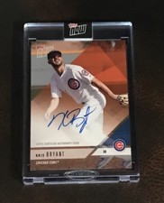 2018 TOPPS NOW #OD-305E KRIS BRYANT ROAD TO OPENING DAY AUTO # 2/5