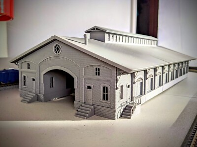 N-Scale - PRR Steubenville OH Freight Transfer Facility - 1:160 Scale Building