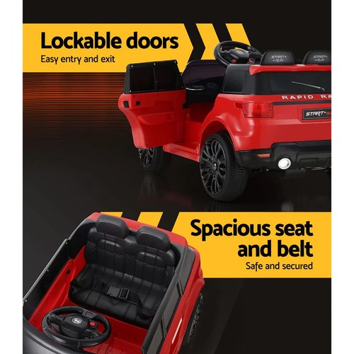 Kids Ride on Car 12V Range Rover-Inspired Ride-on toy with Remote – Red - Picture 9 of 9