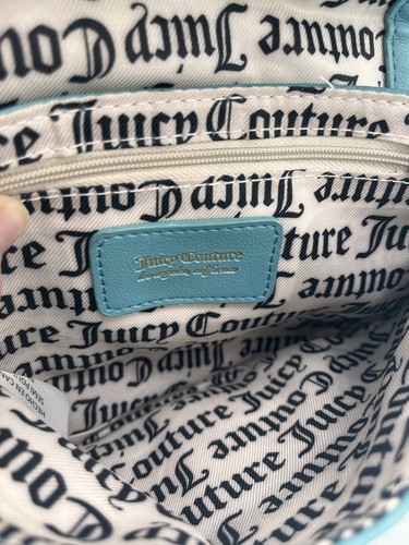 Juicy Couture Unchain My Heart Women's Faux Leather Chain Trim Crossbody Handbag - Picture 6 of 10