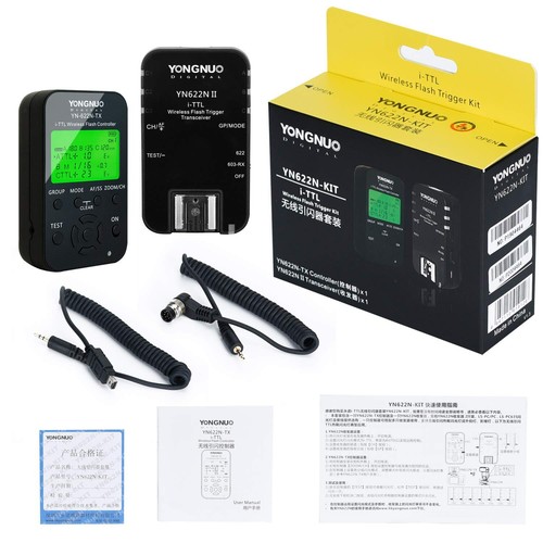 YONGNUO YN622N-Kit YN622N Kit Wireless i-TTL Flash Trigger Kit for Nikon, Includ - Picture 3 of 5