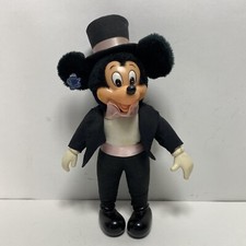 Vtg Applause Walt Disney Mickey Mouse Plush Vinyl Doll Vintage 1980's