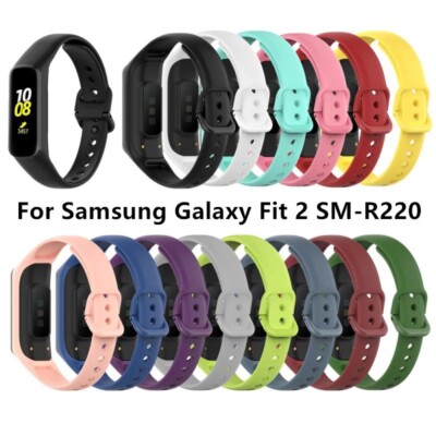 für Samsung Galaxy Fit 2 SM-R220 Uhrenarmband Ersatz Silikon Armband