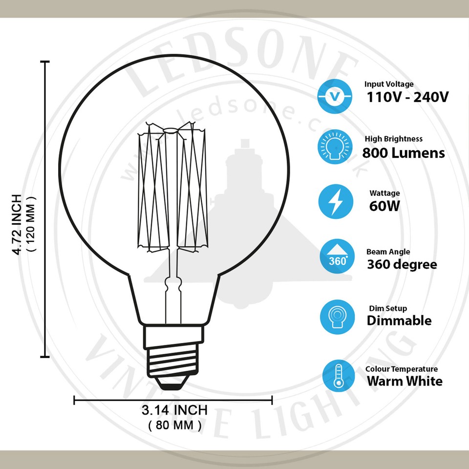 large e27  vintage bulbs