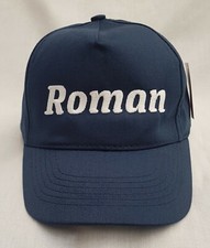 Personalised Kids Children's Embroidered Base Ball Cap with Name in 8 Colours