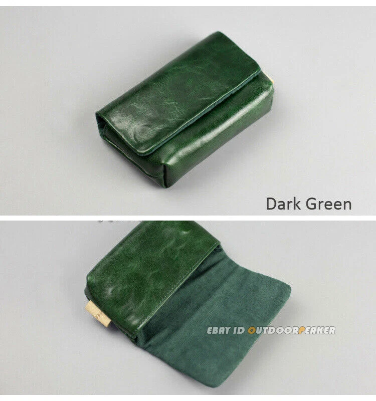 Leather Camera Bag Pouch For Sony RX100 M2 M3 M4 M5 Rioch GR GR2 G7X G9X LX5 X07 - Image 4 of 4