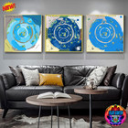 The World Beyond The Ice Wall XXL Flat Earth Canvas Poster Terra Infinita HD Map