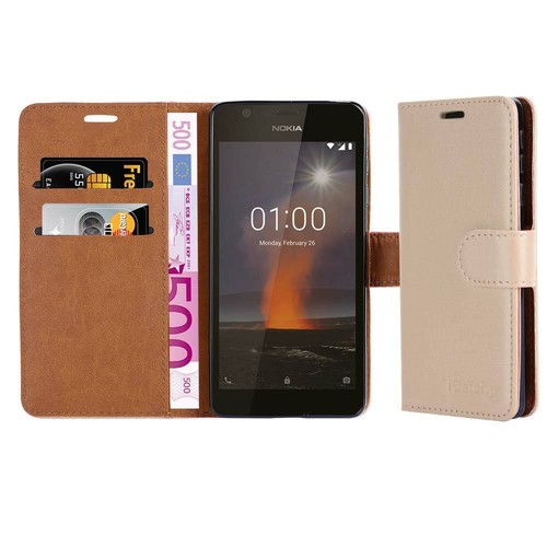 For Nokia 1 Plus Phone Case Leather Wallet Book Cover + Screen Protector - Picture 37 of 80