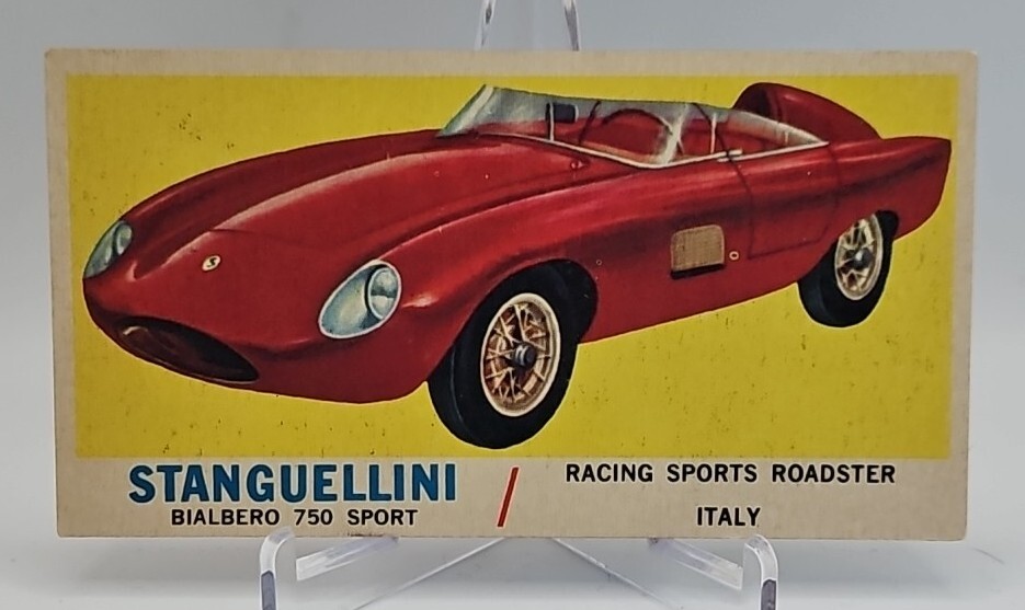 1961 Topps Sports Cars #35 Stanguellini Racing Sports Roadster  Italy