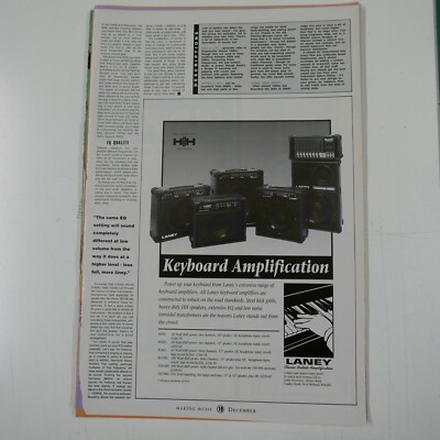 21x30cm magazine cutting 1992 LANEY 