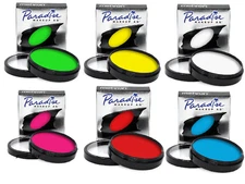MEHRON MAKEUP PARADISE AQ FACE BODY PAINT CAKE COLOR STAGE THEATRICAL 40 G- NEW