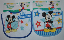 Disney Baby Mickey Mouse Baby Bibs - Lil Charmer  Mickey