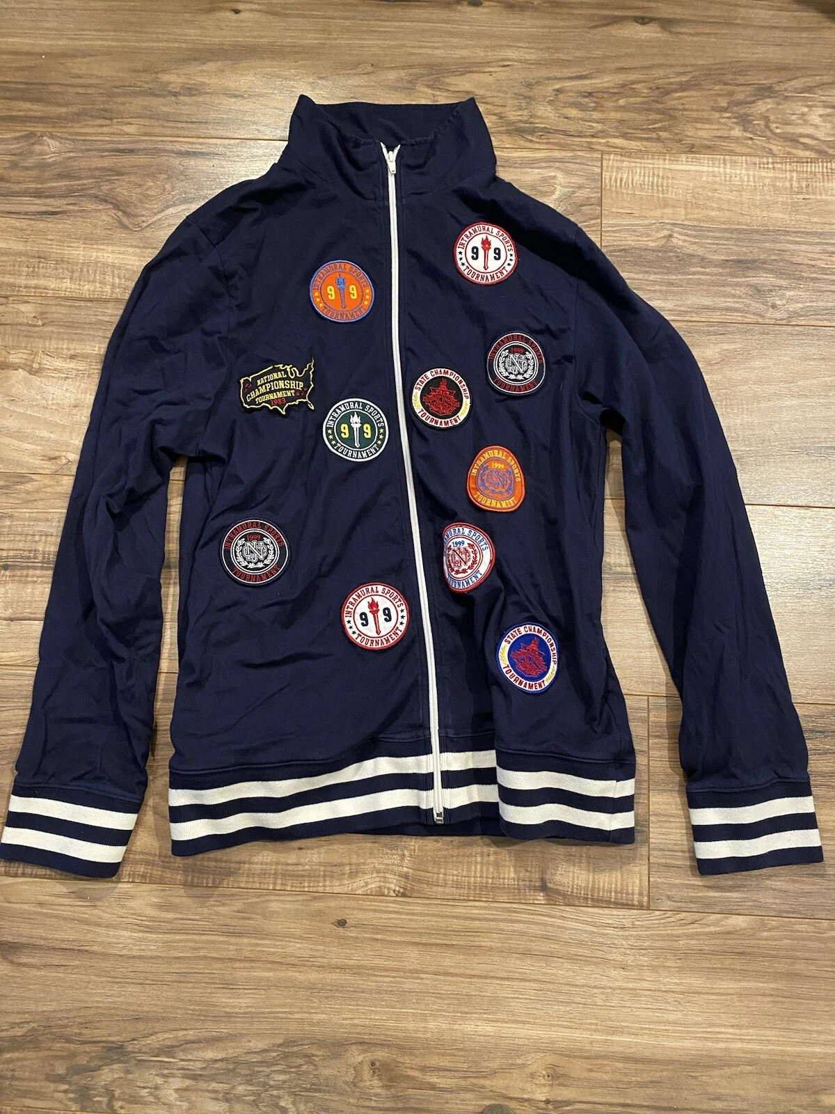 Veste de travail vintage patch torche Nautica Polo Ralph Lauren Pwing Stadium Supreme