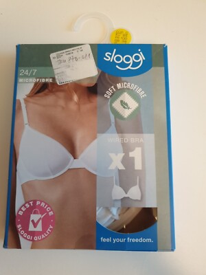 NEU SLOGGI Gr.80C 'Soft Microfibre' ungefütterter Bügel BH WIRED BRA