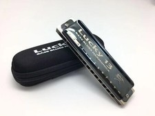 EASTTOP Lucky 13 Bass Blues Harmonica - Two harps in one 