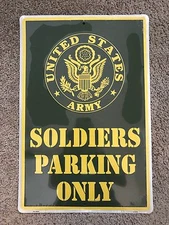 LGP-011 18" X 12" Soldiers Parking Only (Army) Sign PS30082