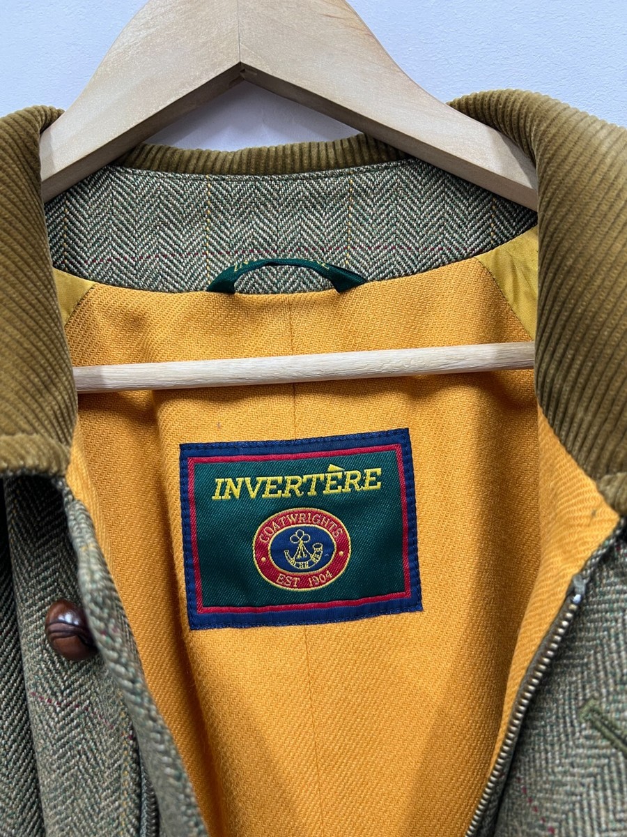 Recycled Wool INVERTERE MALLALIEUS WOOL HERRINGBONE DUFFEL COAT