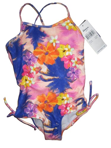 のん Roxy 264214 Kids Multi Love is Big One Piece Swimsuit Size 10 | eBay