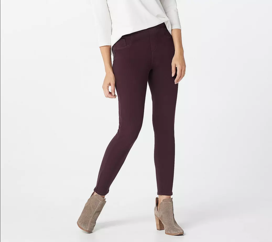 Spanx Jean-ish Ankle Length Leggings-Brandywine-Small A368975 NEW