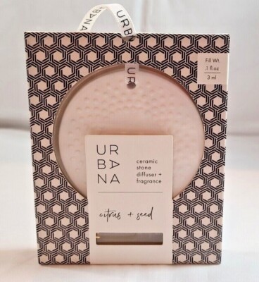 Pre De Provence URBANA Citrus + Seed Ceramic Stone Diffuser + Fragrance NEW