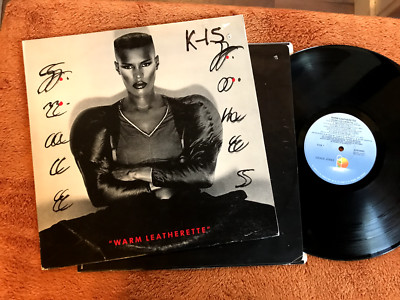GRACE JONES WARM LEATHERETTE ISLAND RECORDS ILPS 9592 US 1980 original vinyl rar