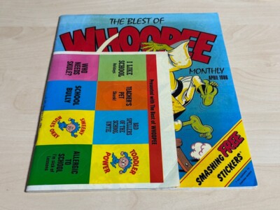 The 'Blest Of Whoopee Monthly April 1986 inc Smashing Free Stickers Free Gift