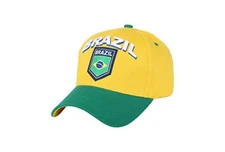 Brazil Cap TEAM Rhinox Soccer World Cup Hat  - [Sport]