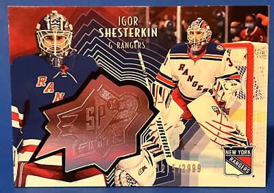 2021-22 Upper Deck Igor Shesterkin SPX Finite Insert New York Rangers SP