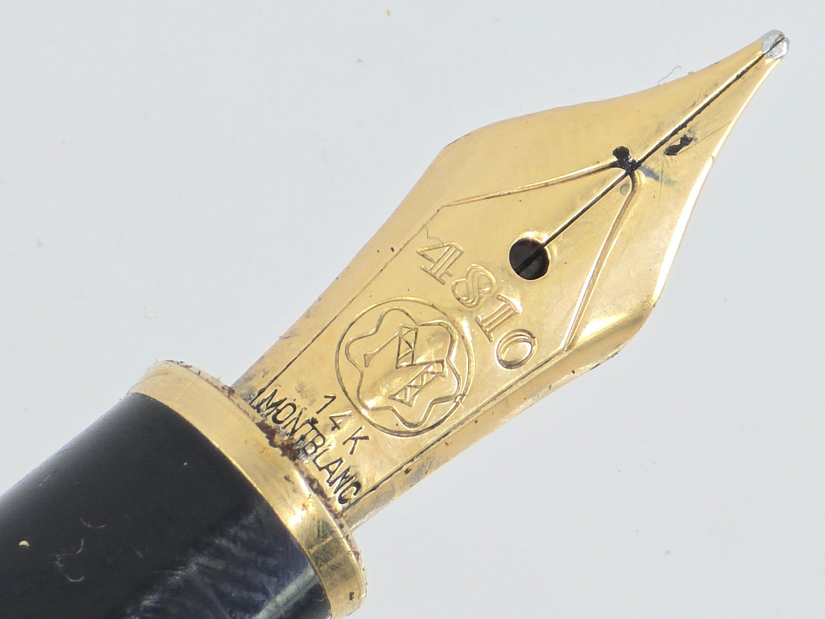 VINTAGE MONTBLANC MEISTERSTUCK 4810 14K GOLD NIB/GOLD TRIM GERMANY