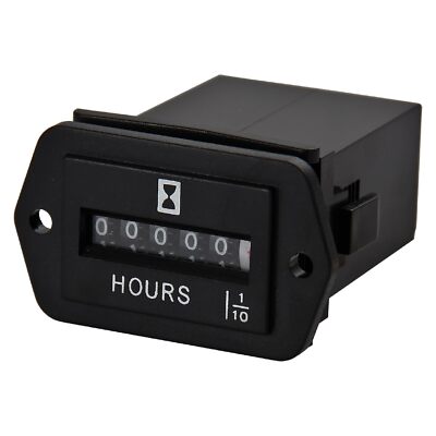 Jayron JR-HM002 Mechanischer Zeitzähler DC 6-80V für Alim...