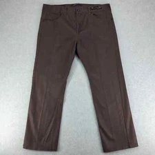 JNCO 85 Pants Mens 36x32 Brown Crown Brand 198five Skater Y2K 90s Logo