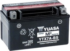 YTX7A-BS YUASA 12V 6Ah Adly Thunder Bike 4t 125 2000 2001 2002 2003 2004 Battery