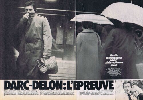 COUPURE DE PRESSE CLIPPING 1980 ALAIN DELON & MIREILLE DARC    (6 pages) - Zdjęcie 1 z 1