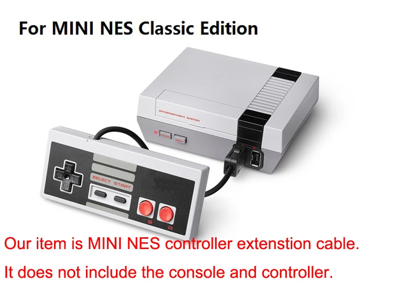 1.8meter Extension Cable Cord For Nintendo NES Classic Mini Edition Controller - Image 2 of 4