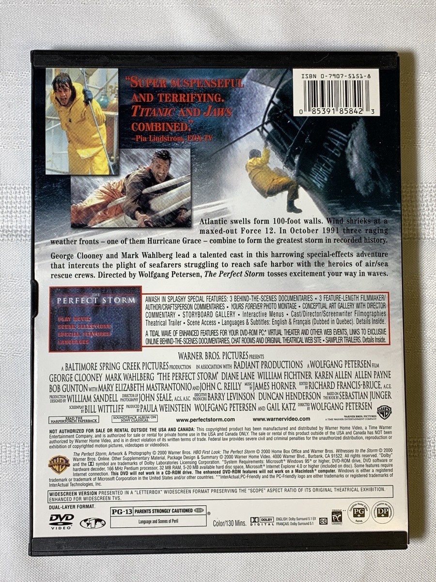 The Perfect Storm DVD | eBay