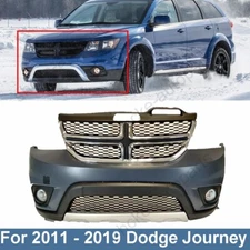 For 2011 2012 2013-2019 Dodge Journey Front Bumper Grille Assembly w/Lights